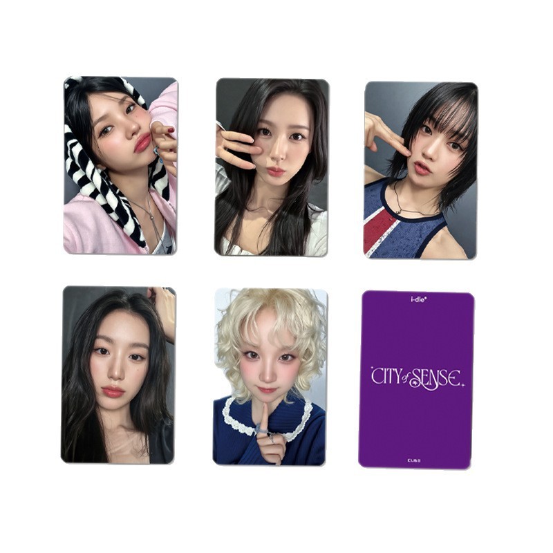 1-10pcs/set CITY of SENSE Lomo Cards My lover Raster Card YUQI Motivation 2025 Japan Tour Packfilm P