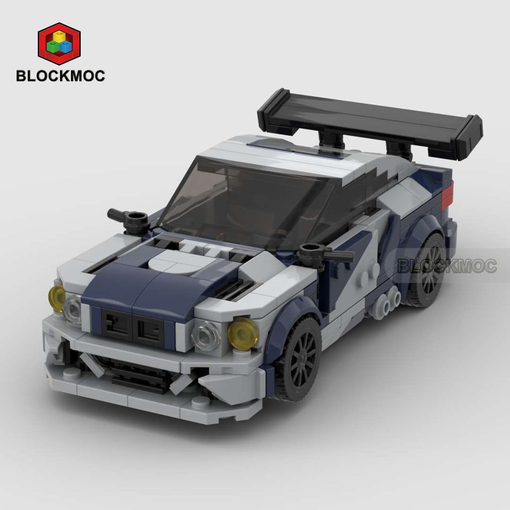 M MOC Building Blocks ใช้งานร่วมกับ Lego BMW M3 GTR NFS ประกอบของเล่น speed8 ตารางรุ่นรถ20251230