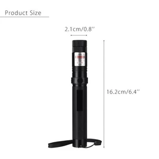 【มีแสง 2 สีให้เลือก】 เลเซอร์ แดง-เขียว (100 mW) เลเซอร์แรงสูงแสงเขียว Laser303G+ถ่านชาร์จ 2500mAh+เครื่องชาร์จ