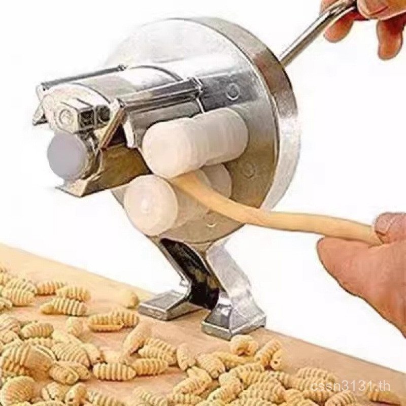 Old Pure Handmade Noodle Maker Spaghetti Noodle Presser Hand-Cranked Macaroni Snack Manual Noodle Ma