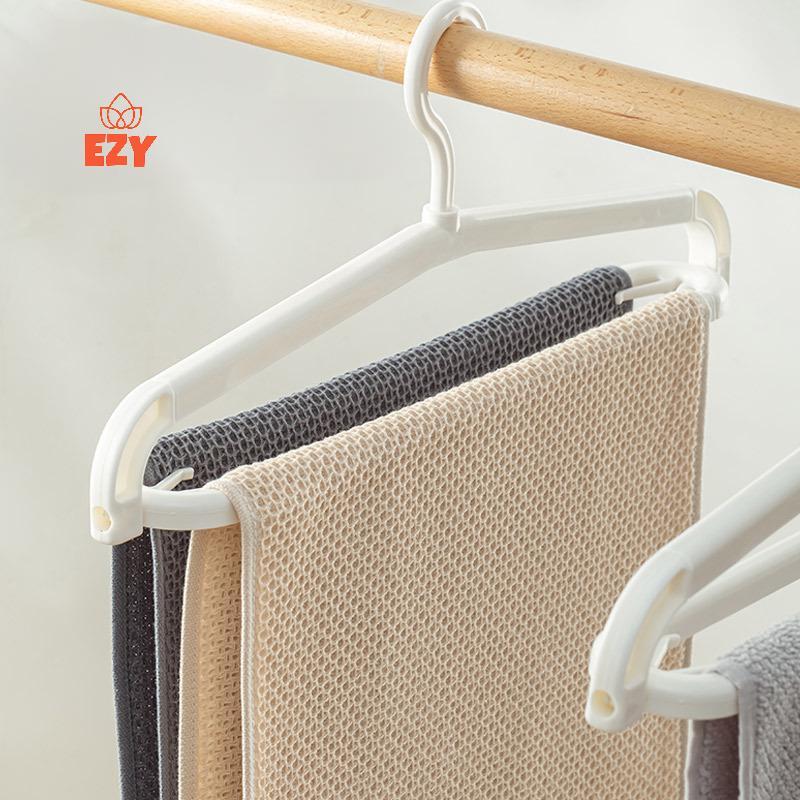 EZY ไม้แขวนเสื้อยืดแขนสําหรับผ้าปูที่นอน nskets ผ้าขนหนูผู้ใหญ่เด็กเด็กซักรีดแห้งประหยัดพื้นที่ใหม่ - รูปที่ 5