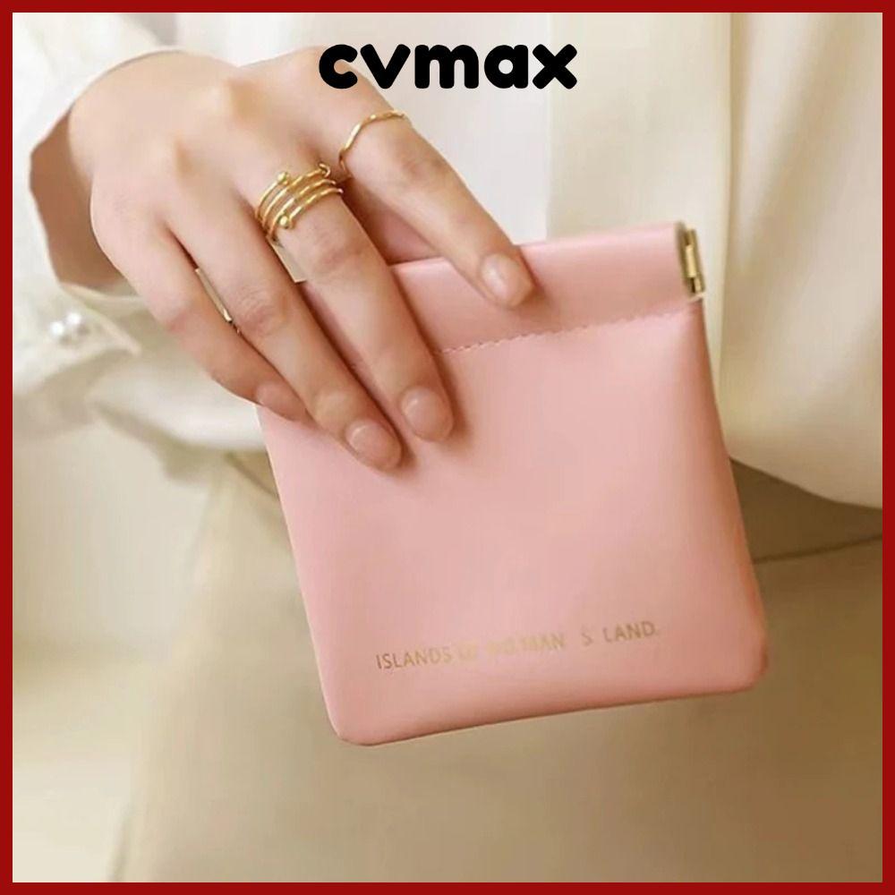 Cvmax กระเป๋าเครื่องสําอาง ลิปสติก แบบพกพา ปิดอัตโนมัติ สําหรับเดินทาง