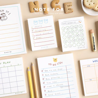 50 ชิ้น To Do List Notepad Daily To Do List Sticky Notes Memo Pad แบบพกพา Planner สําหรับห้องเรียนองค์กรเครื่องเขียนโต๊ะอุปกรณ์เสริมและอุปกรณ์สํานักงาน