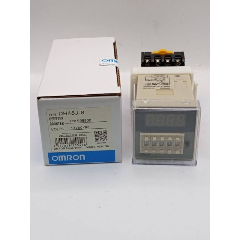 ถูกสุด! DH48J-8.  12,24,220V เคาน์เตอร์ดิจิตอล (0-9999) พร้อมซ็อกเก็ต ร้านในกทมส่งของทุกวัน พร้อมส่ง