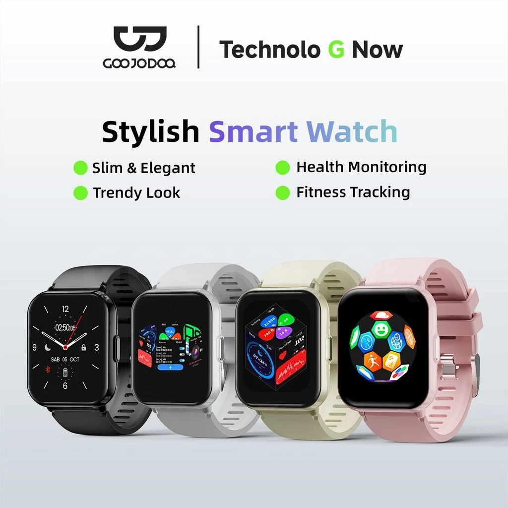 GOOJODOQ FB059 Smartwatch 1.83-inch Display Screen All-weather Health and Exercise Monitoring Intelligent Reminders