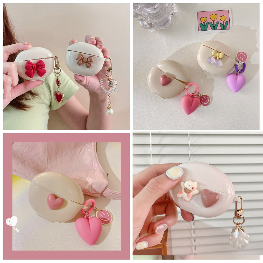 Ins การ์ตูนสําหรับ Soundcore K20i / R50i NC /R60i NC / R50i กรณี keychian & ซิลิโคนหูฟังสําหรับ Soun