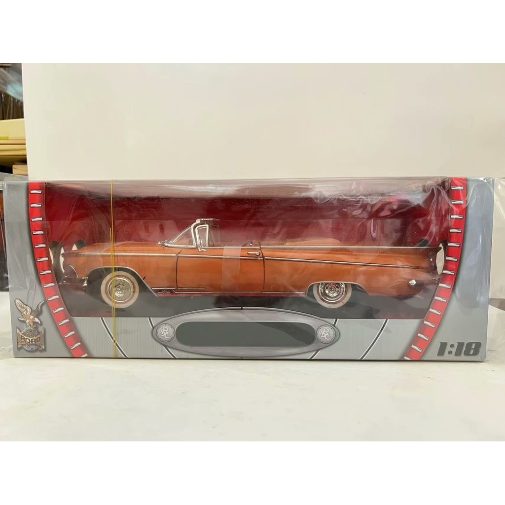Road Signature 1: 18 Scale 1959 Buick Electra 225 สีส้ม, 888 หยวนหนึ่งชุด SF จัดส่งฟรี