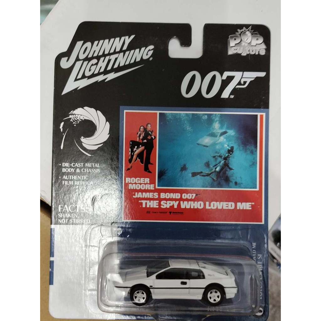 Lotus Elf Alloy Car Model 007 Movie Version < Underwater City > Props Car Johnny Lightning Board Car