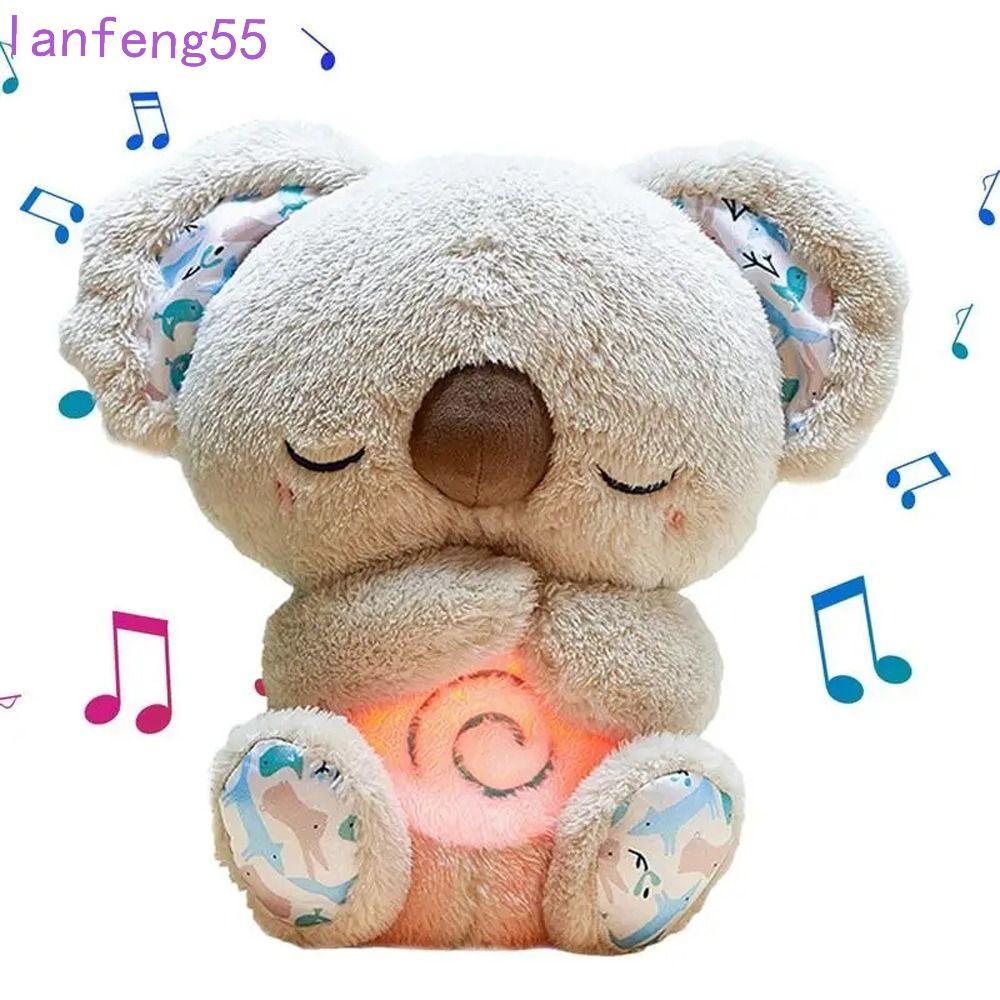 JETTY Koala Breathing, เสียงแสงตุ๊กตาสัตว์บรรเทา Koala, Rhythmic Sensory Soothing สบาย Koala Musical