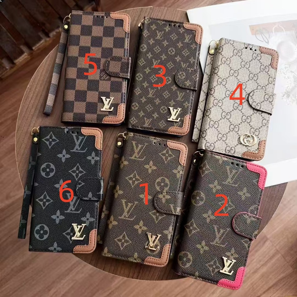Iphone 17 16 15 14 13 11 12 Pro MAX 8 7 6 6S Plus X XS MAX XR แฟชั่นหรูหรากระเป๋าสตางค์หนัง PU พร้อมช่องใส่การ์ดเคสโทรศัพท์
