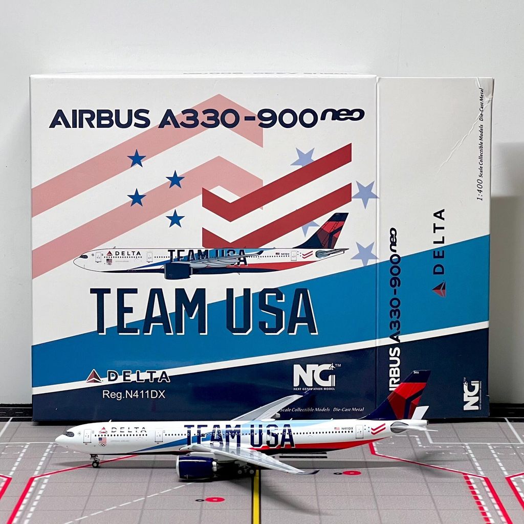 NGmodels 1: 400 เครื่องบินรุ่น TAMA Airbus A330-900neo N411DX ยี่ห้อใหม่ไม่มีจัดส่งฟรีรวม Integral ก