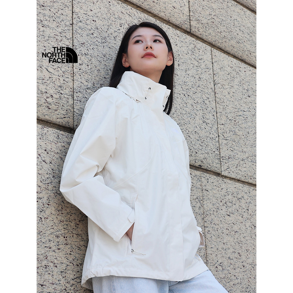 The North Face เสื้อกันลมแบบ.Zip Windproof สำหรับฤดูใบไม้ร่วงและฤดูหนาว