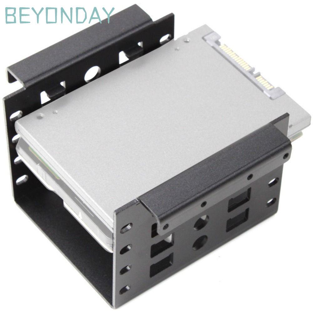 GUOGUA Hard Drive Bay, 2.5 นิ้วถึง 3.5 นิ้วอลูมิเนียม Dock Holder, อุปกรณ์เสริมพร้อมสกรู 4 Bay SSD ถ