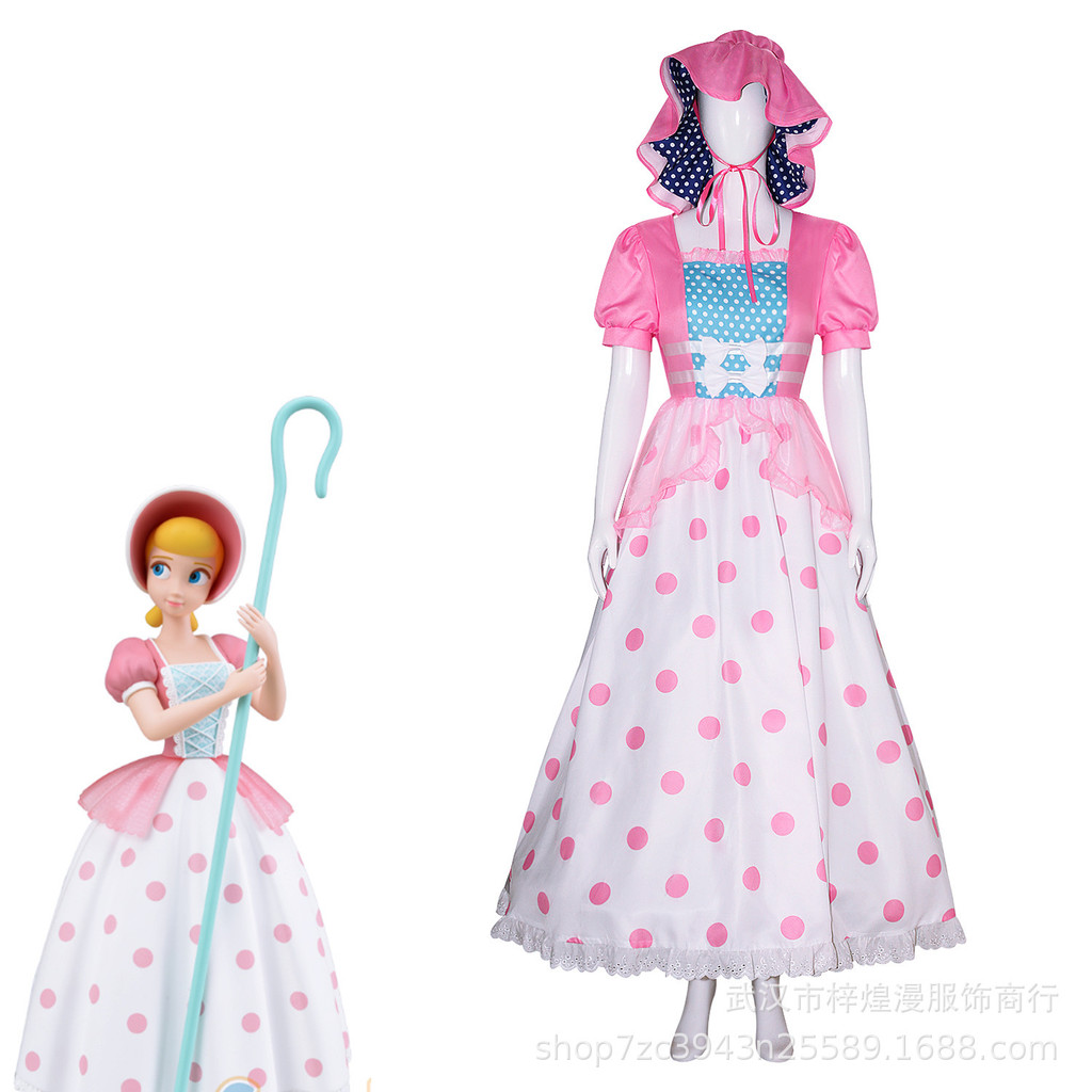 คอสเพลย์เครื่องแต่งกายตัวละคร Little Bo Peep จาก Toy Story 4
