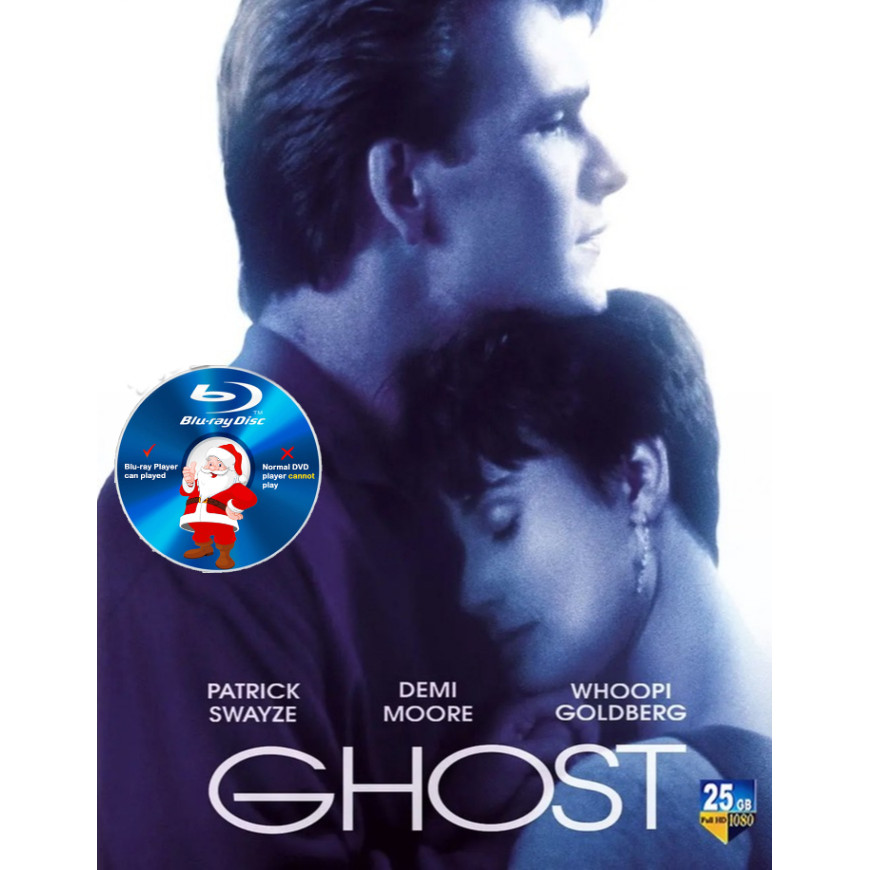 E-BLURAY Ghost 1990  Romance/Thriller Patrick Swayze Demi Moore ENGLISH
