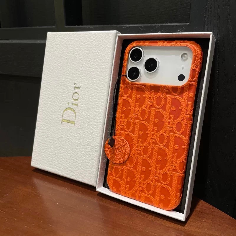 สําหรับ iPhone 17air 17 16 15 pro max เคสโทรศัพท์หนังลายนูนแฟชั่น