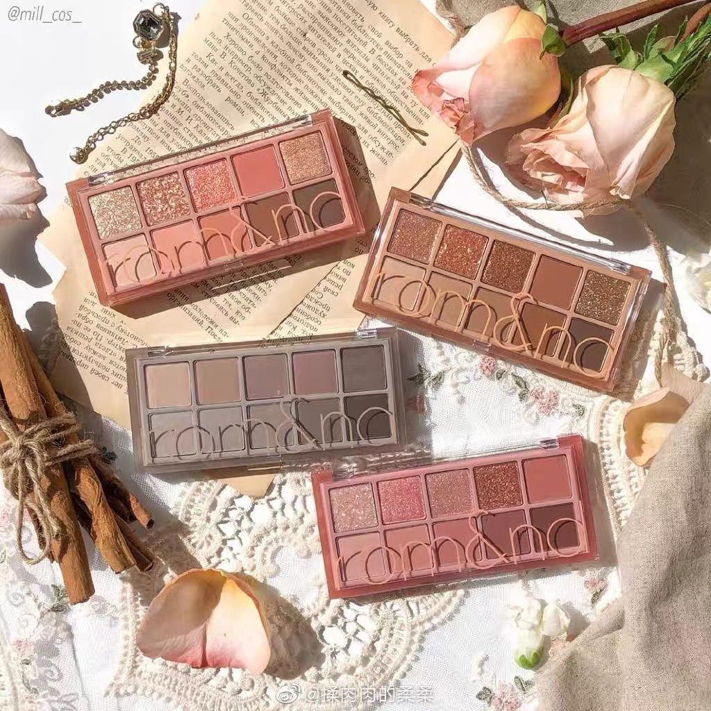 เกาหลีเกาหลี romand Four-Color Eyeshadow Palette ins Super Hot Pearlescent Matte All-Match Early Eig