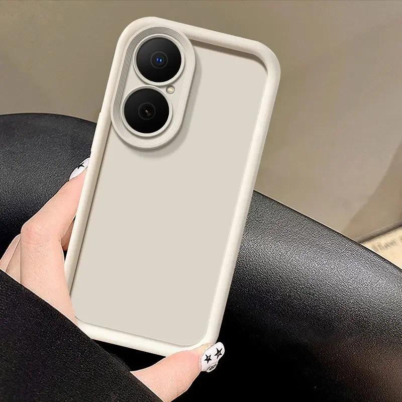 กรณีสําหรับ Huawei Nova Y73 Y 73 TPU กันกระแทกโทรศัพท์เลนส์ป้องกันสีดําสําหรับ Huawei Nova Y73 ฝาครอ