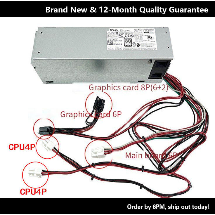 แหล่งจ่ายไฟ DELL L200EBS-01 L260EBM-01 L500EPS-01 5TVM5 0J17YJ 0VFFKJ
