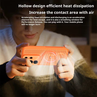 SAMSUNG การกระจายความร้อนเคสโทรศัพท์แม่เหล็กสําหรับSamsung Galaxy S26 S25 S24 S23 Ultra S26 Plus S25 24 Plus S25 Edge S25 FE S24 FE S23 FEแหวนหมุนขาตั้งHollowกันกระแทก