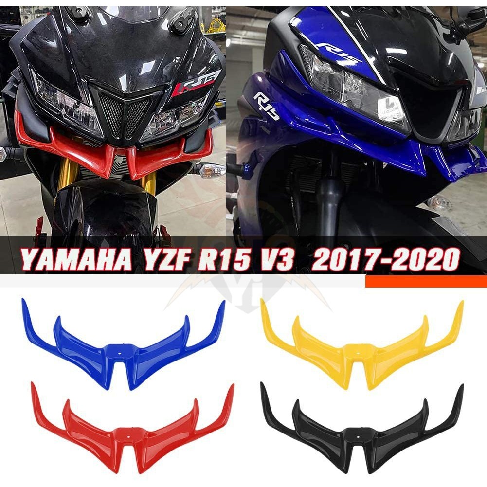 คลังสินค้าพร้อม เหมาะสําหรับ yamaha YZF R15 V3 Flying Eagle R25 17-20 อุปกรณ์เสริมดัดแปลงขยาย Beak ป