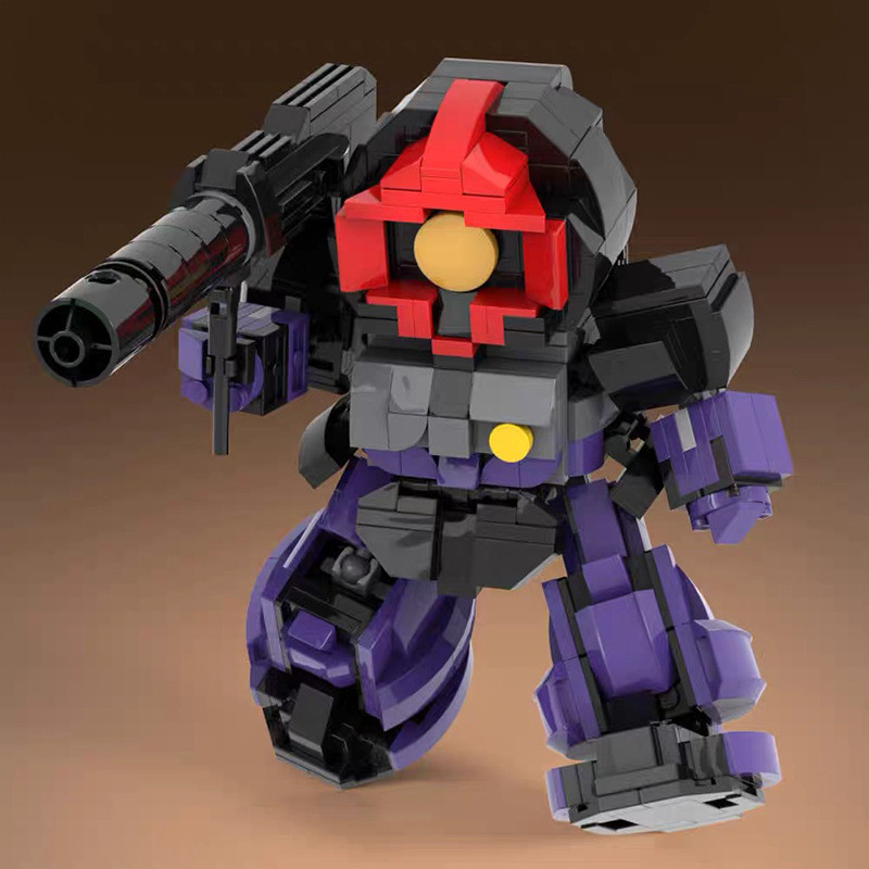 MOC Building Blocks ใช้งานร่วมกับ Lego Gundam SD Big Devil อะนิเมะ Gundam Yuanzu ของเล่นอาคารการศึกษ