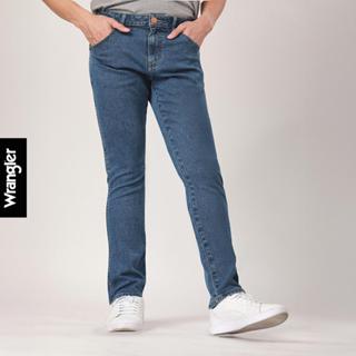 WRANGLER กางเกงยีนส์ผู้ชาย เอวกลาง ทรงรัดรูป ทรง Vegas รุ่น …