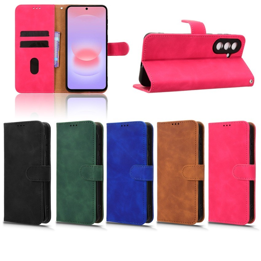 สําหรับ Samsung Galaxy A57 A37 5G 2026 เคสโทรศัพท์ขาตั้งปลอกหนัง SamsungA57 SamsungA37 A17 A07 A56 A36 กระเป๋าสตางค์ PU กันกระแทก Anti-Fall วงเล็บแม่เหล็กซิลิโคนปกหลัง ราคา ถูกที่สุด ดีลบีเคเค แกลเลอรีภาพที่ 2