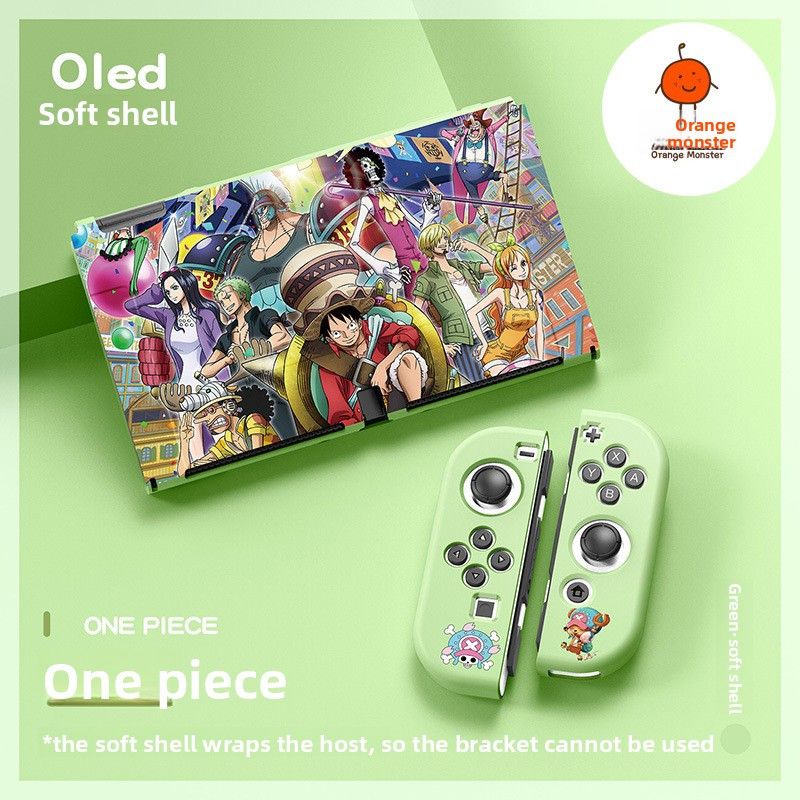 Nintendo Switch / Switch OLED Luffy & Zoro เคสป้องกัน TPU แบบนุ่มชิ้นเดียว ราคา ถูกที่สุด ดีลบีเคเค แกลเลอรีภาพที่ 6