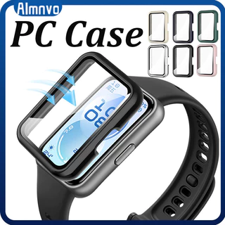 กระจกนิรภัย PC / TPU กรณีสำหรับ Smartwatch Huawei Band 11 11 Pro / 10 9 8 ปกป้องกันหน้าจออ่อน