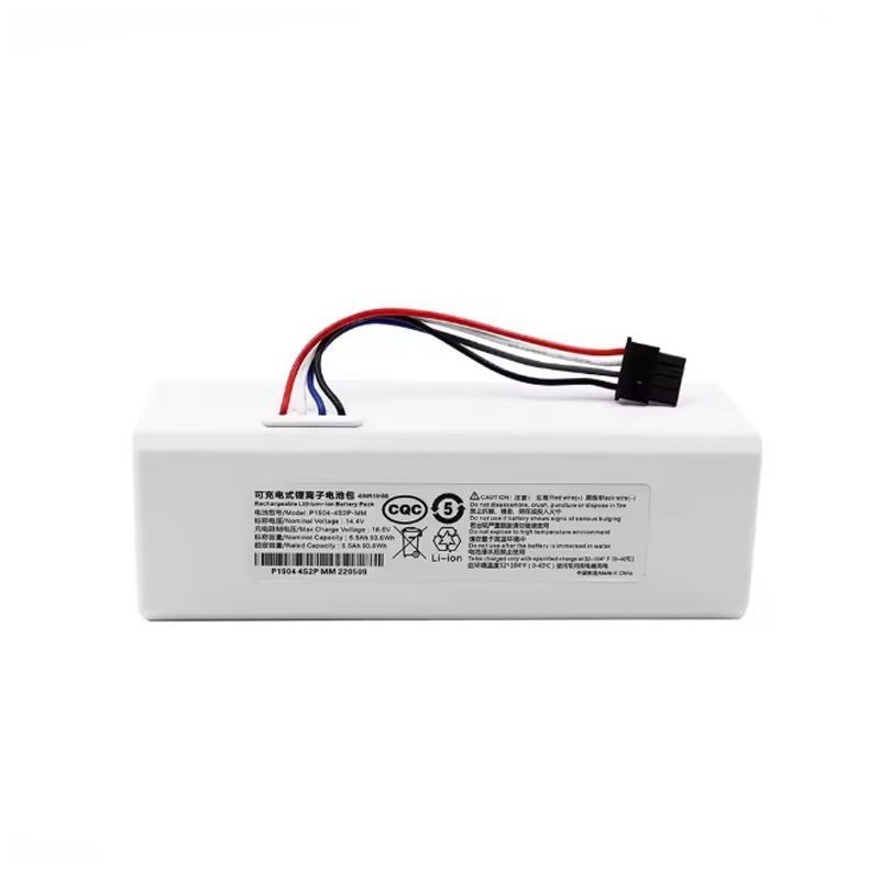 แบตเตอรี่ชาร์จ 2600mAh สำหรับหุ่นยนต์ดูดฝุ่น Xiaomi 1C P1904-4S1P-MM STYTJ01ZHM