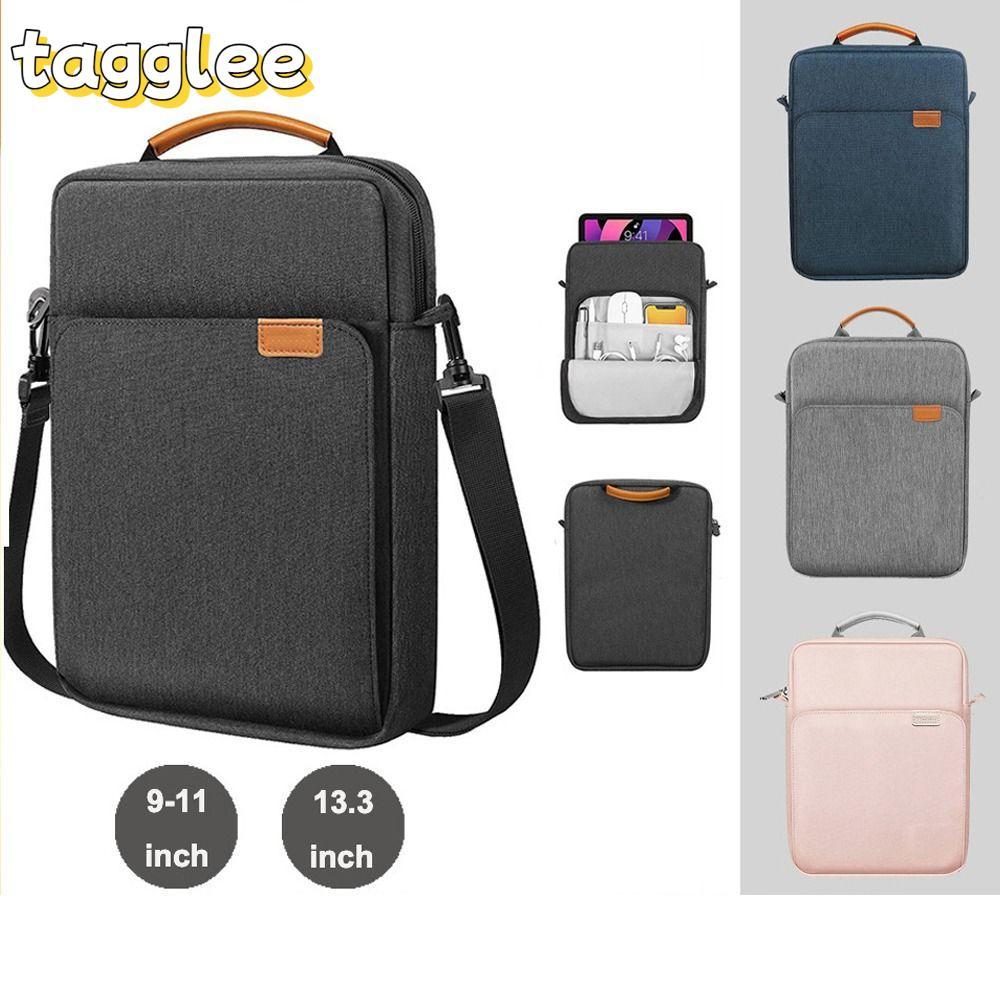 TAGGLEE Tablet Sleeve ,กระเป๋าสะพายสายคล้องมือปกปิดอเนกประสงค์,มีสไตล์ 9/11/13.3 นิ้วกันกระแทกทนต่อการสึกหรออุปกรณ์เสริมดิจิตอลสําหรับ Surface Go/Galaxy Tab