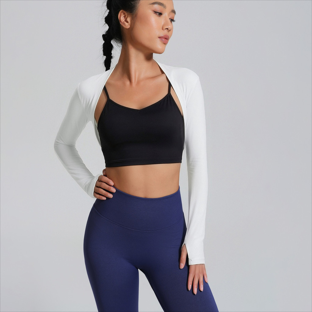 【LASYYOGA】Sports Top Breathable Quick Dry High Elasticity Long Sleeve Yoga Dance