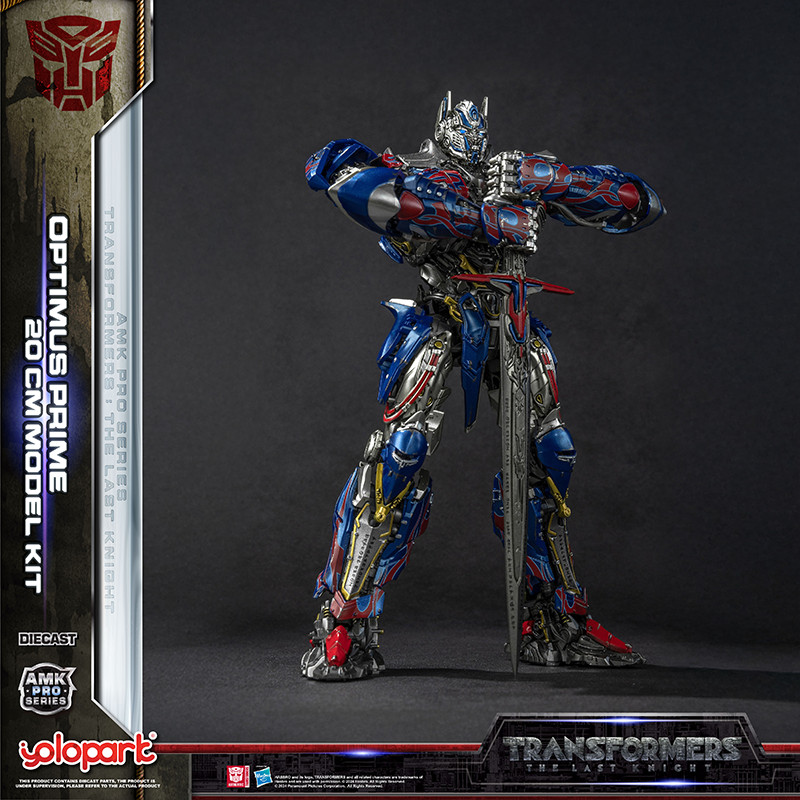 YOLOPARK AMK PRO Transformers 5 Knight คอลัมน์ Optimus คอลัมน์ประกอบรูป Pre-Assembly Movable รุ่น
