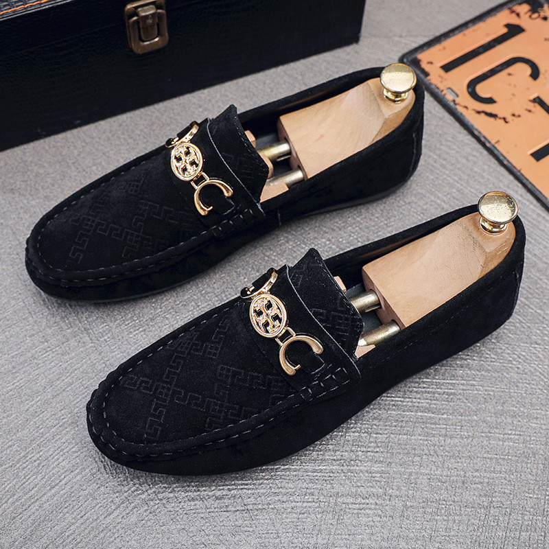 Men Peas Shoes Slip-On Slip-On Shoes Casual Business รองเท้าโลฟเฟอร์อังกฤษ