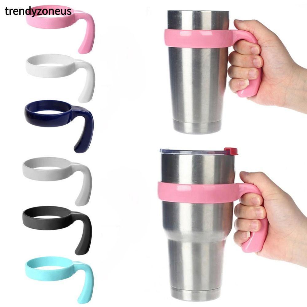 TRENDYZONEUS 1 ชิ้นที่วางขวดน้ํา,ขวดอุปกรณ์เสริม 6 สี Tumbler ถ้วยจับ,ทนทานแบบพกพาฐานแก้ว Drinkware ถ้วยเครื่องดื่ม Rack สําหรับ Yetti Rambller 20 ออนซ์/30Oz