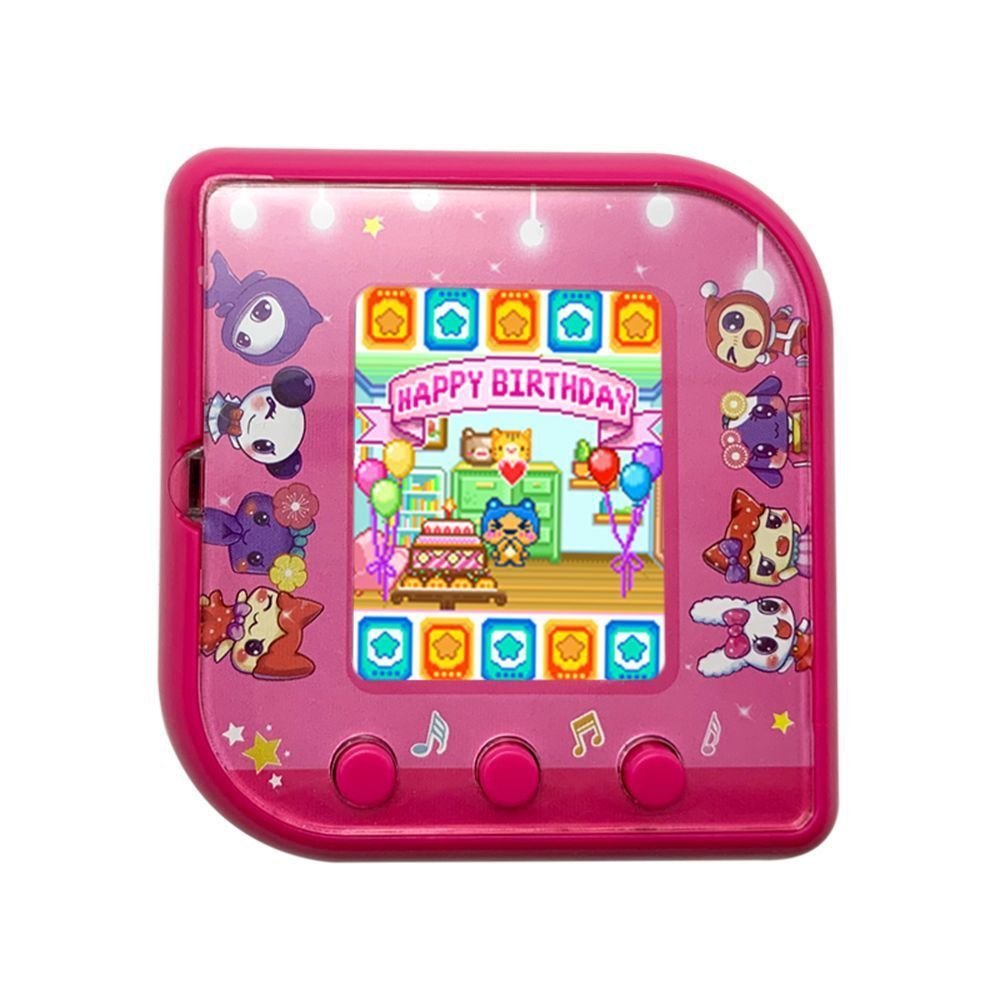 Qpet Non-Tuoma Gezi เครื่องสัตว์เลี้ยงอิเล็กทรอนิกส์สัตว์เลี้ยงยกเกมคอนโซลหน้าจอสีมือถือของเล่นอิเล็