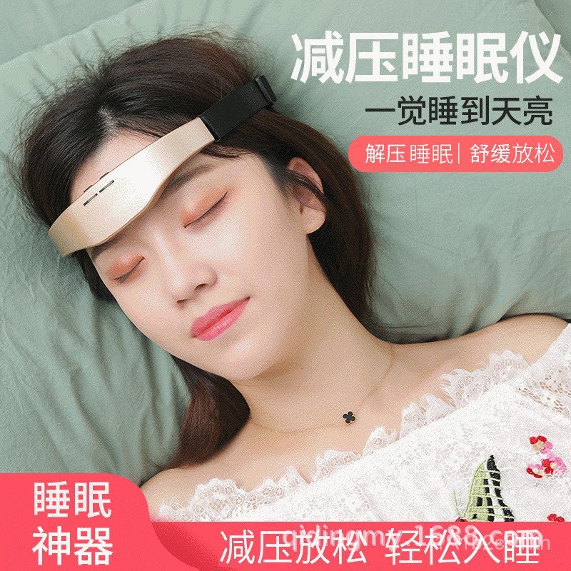 เครื่องนวดศีรษะ Smart Sleeper EMS เครื่องนวดใหม่ไร้สายแบบพกพา Micro-Current Head Sleeper