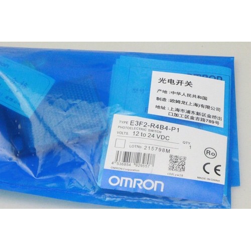 ใหม่ One OMRON E3F2-R4B4-P1 ภาพถ่าย​Ric Switch Sensor E3F2R4B4P1 จัดส่งฟรี