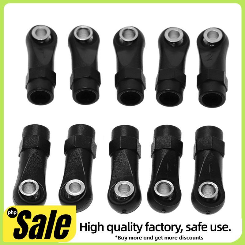 10 ชิ้นพลาสติก Rod End Link Link Link Link Linkage Balls Joint Head สําหรับ 1/10 RC รถ Crawler SCx10