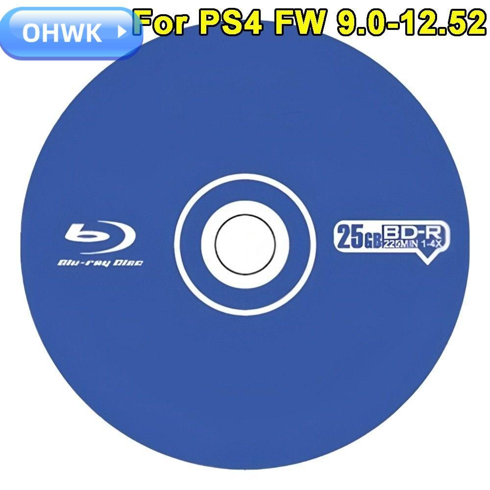 OHWK BD-JB Disc, สําหรับ Firmware 9.0-12.52 1 Click Boot All-in-One Jailbreak Disc, ไม่มี PC Needed 