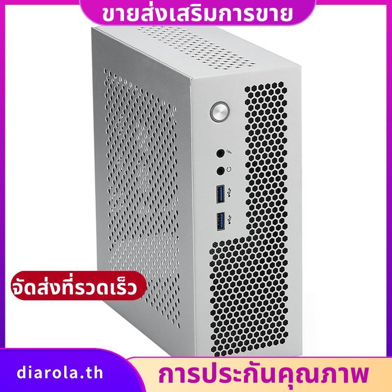 A09 HTPC เคสคอมพิวเตอร์ Mini ITX Gaming PC แชสซีเดสก์ท็อปแชสซี USB3.0 เคสคอมพิวเตอร์เคสคอมพิวเตอร์ที