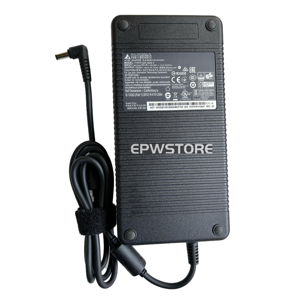 19.5V 16.92A 330W AC Adapter Charger สําหรับ Schenker XMG Neo 15 Delta 5.5 มม.