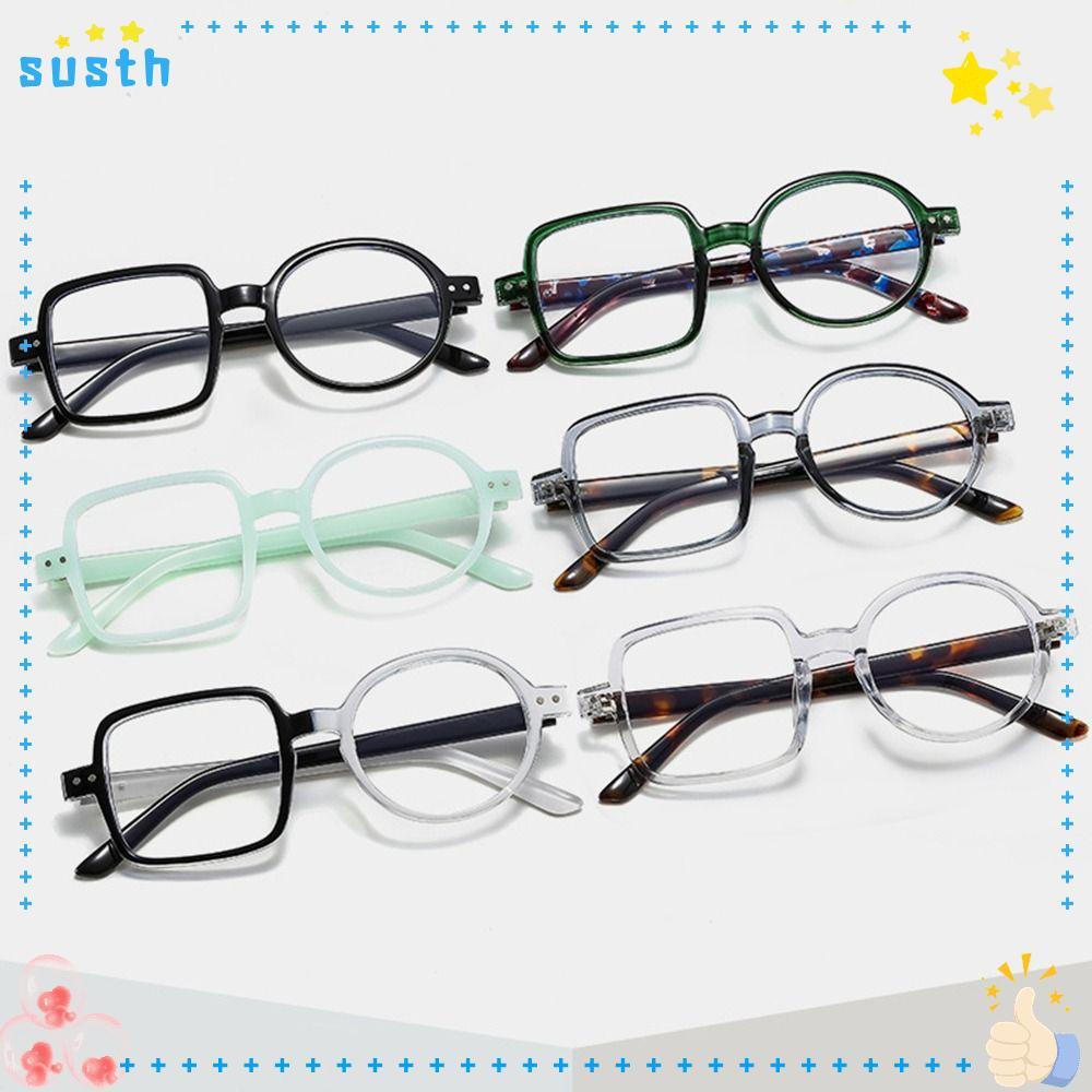 SUSTH Square Glasses Oversize Women Men Fashion Optical Glasses