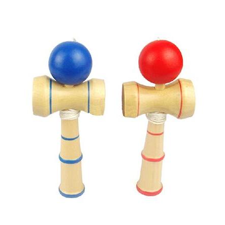 [Rui-t] Kid Funny Kendama Ball ทักษะเกมไม้แบบดั้งเดิมของญี่ปุ่นของขวัญของเล่นเพื่อการศึกษา