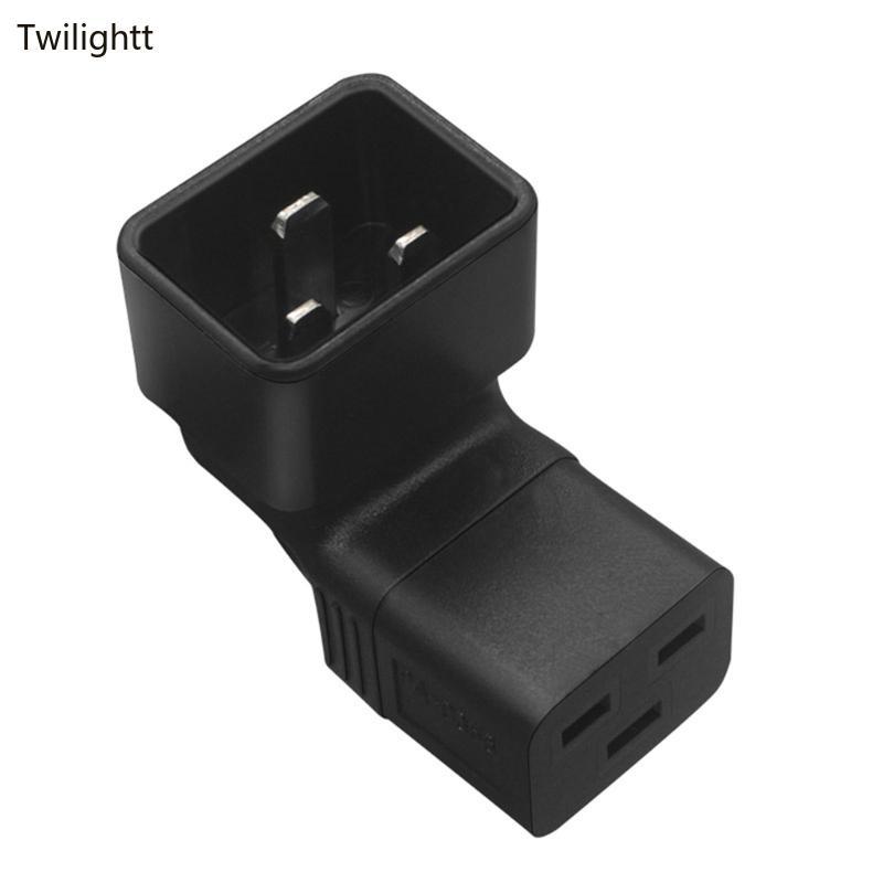 WILI 3-pin Connector Interfaces Power Adapter Converter IEC320 C20 ถึง IEC320-C19