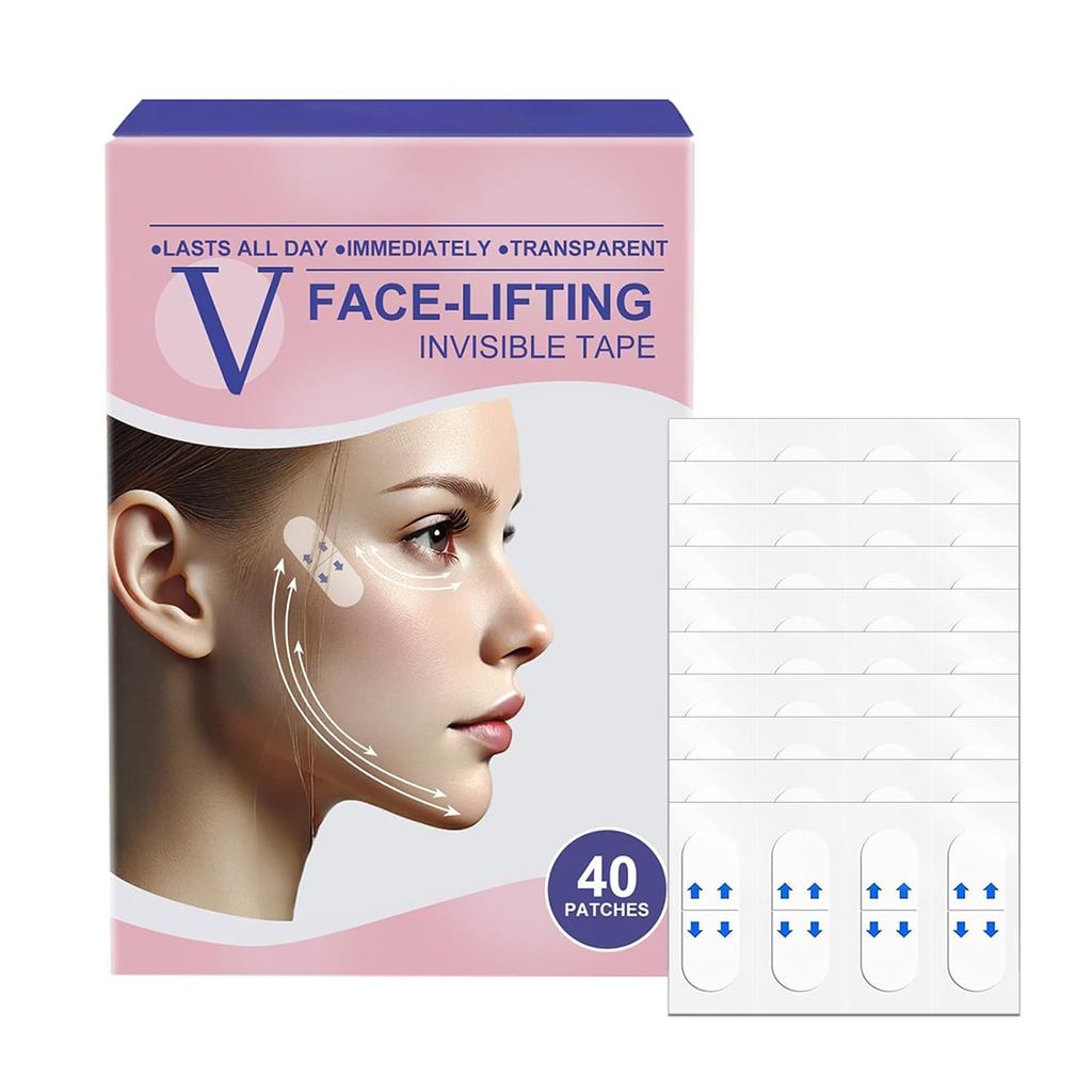 V-Face Lifting เทปกาวที่มองไม่เห็น, V-Face Lifting Invisible Adhesive Tape 10, V-Face Lift Tape with