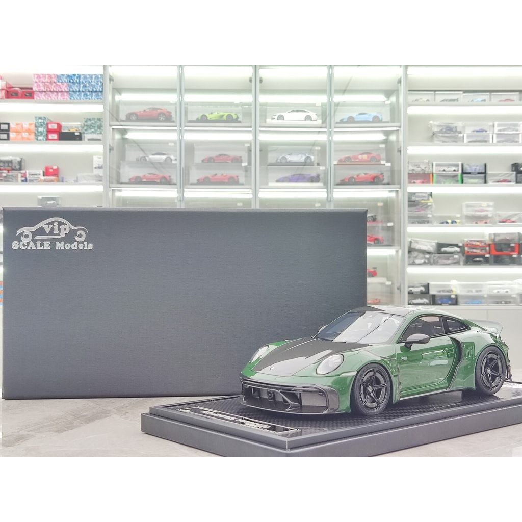 [คลังสินค้าพร้อม 1] VIP 1/18 Porsche 911-Babos Rocket 900R Modified Version White Price 2380 VIP155 