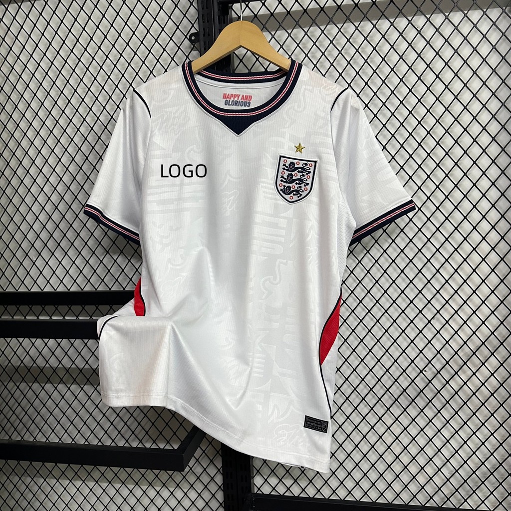 2026/27 England Fans Edition Mens England Home Short Sleeves Football Jersey T-Shirt