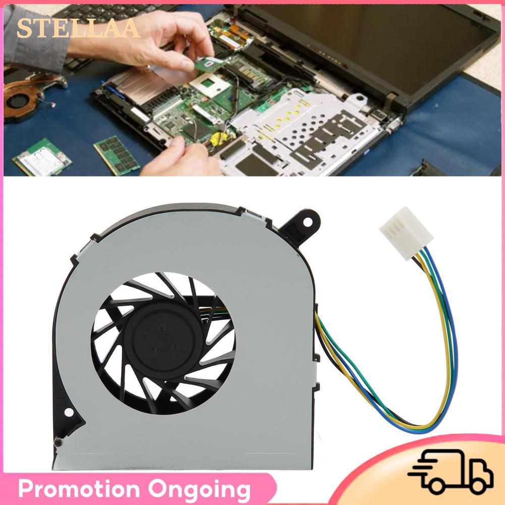 Stellaa Fydun พัดลมระบายความร้อน CPU 4 พิน Integrated PC แล็ปท็อป Cooler สำหรับ Electronics KDB0712H